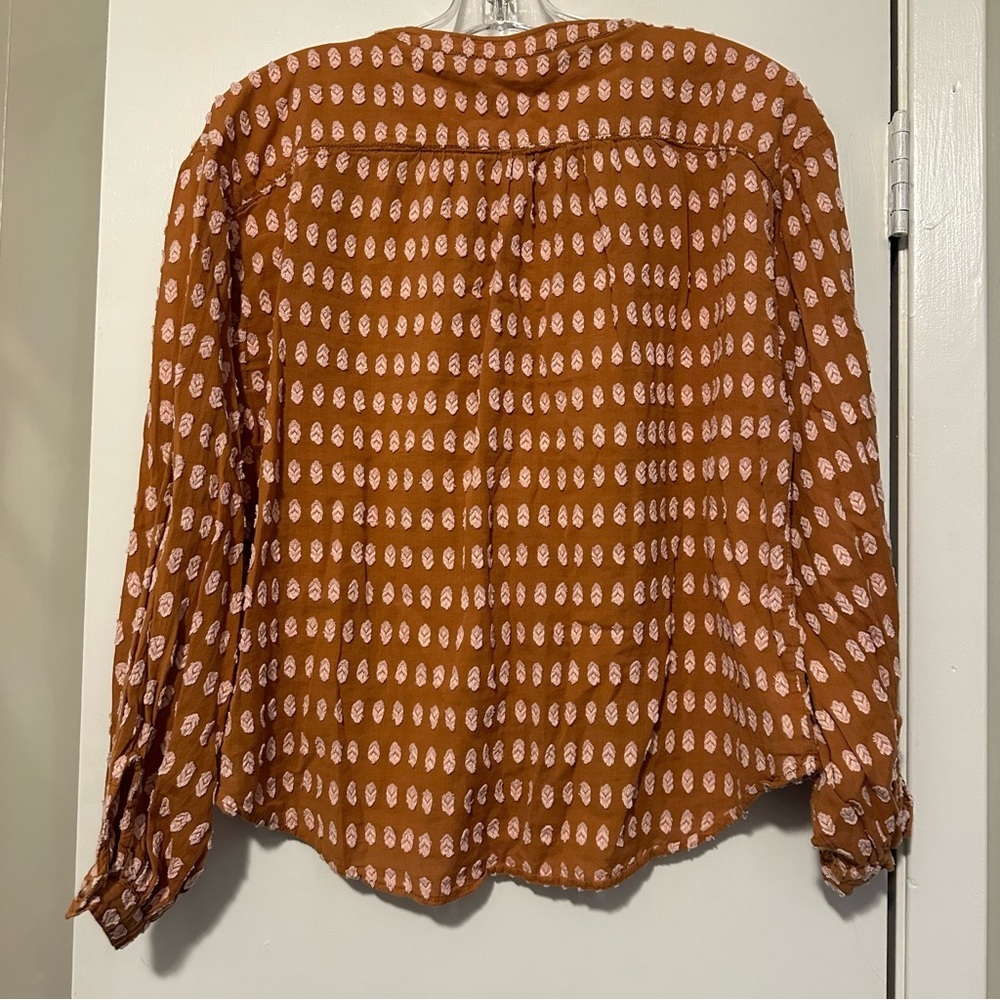 Anthropologie pilcro tavi textured button down size S - Picture 4 of 8